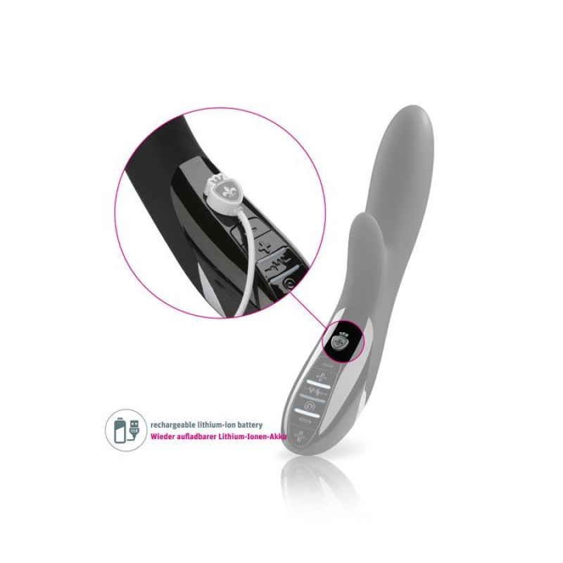 Вибратор-кролик с электростимуляцией Mystim Daring Danny eStim Миостимулятор Черный Вибратор-кролик с электростимуляцией Mystim Daring Danny eStim Миостимулятор Черный