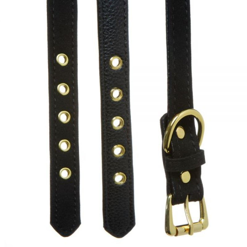 Нашийник замшевий Loveshop Bow and Bell чорний Нашийник замшевий Loveshop Bow and Bell чорний