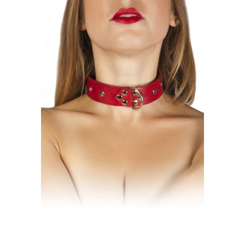 Ошейник sLash Dominant Collar Красный Ошейник sLash Dominant Collar Красный