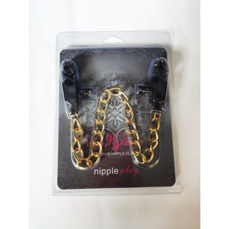 Зажимы на соски Lucky Bay Nipple play прищепки Gold Зажимы на соски Lucky Bay Nipple play прищепки Gold