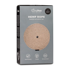 Конопляная бондажная веревка EasyToys, бежевая, 5 м