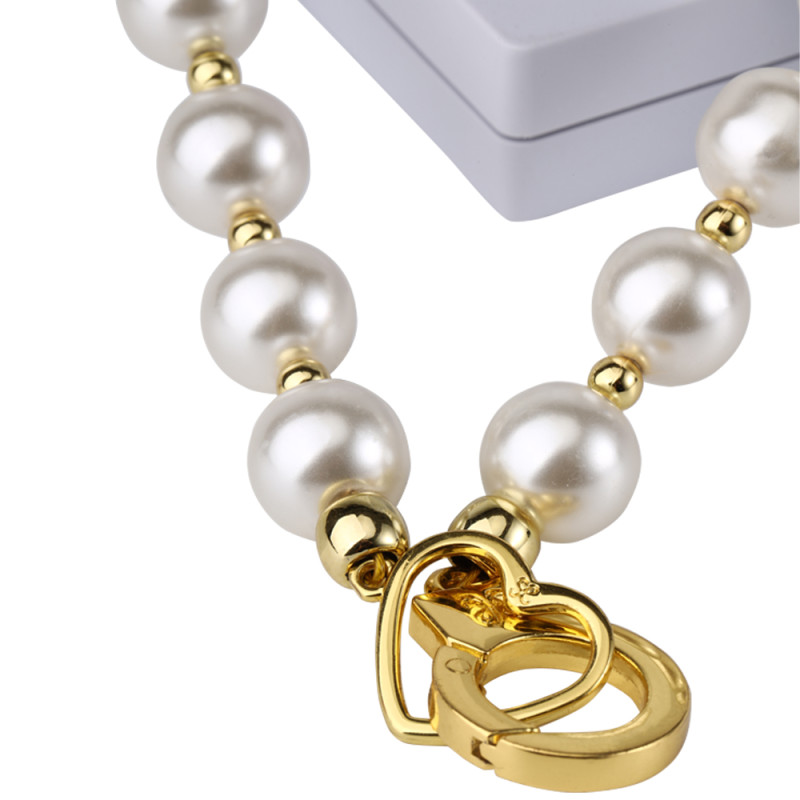 Нашийник з повідком Lockink, перлини Нашийник з повідком Lockink, перлини