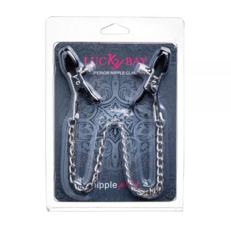 Зажимы на соски Lucky Bay Nipple play Thin Chain Metall
