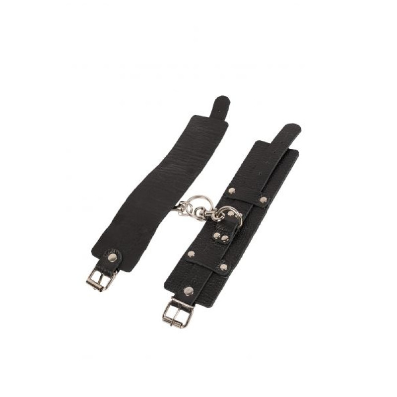 Наручники sLash Leather Dominant Hand Cuffs, Black Наручники sLash Leather Dominant Hand Cuffs, Black