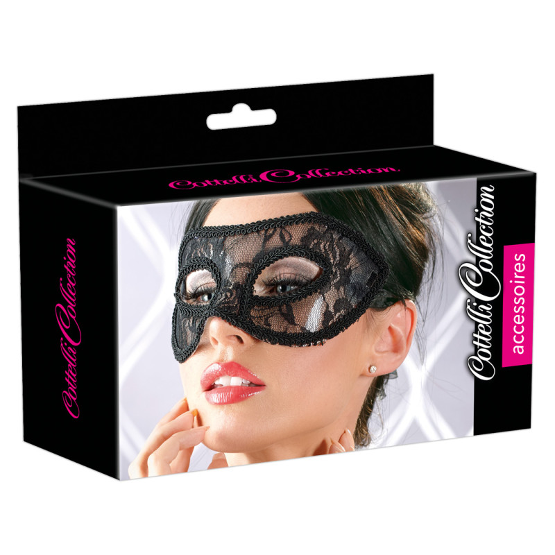 Маска Cottelli Collection 2480271 Lace Mask Черная Маска Cottelli Collection 2480271 Lace Mask Черная