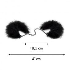 Пушистые наручники Bijoux Indiscrets Za za zu - feahter handcuffs