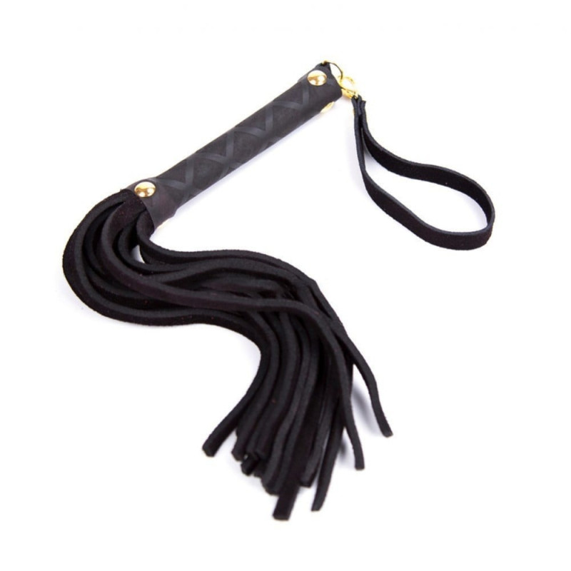 Флоггер DS Fetish Leather flogger S black 27 см Флоггер DS Fetish Leather flogger S black 27 см