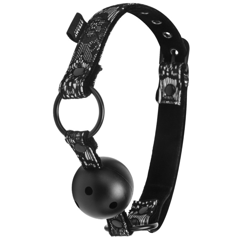 Кляп StRubber STEAMY SHADES Ball Gag mit Plastik- und Silikon-Ball Кляп StRubber STEAMY SHADES Ball Gag mit Plastik- und Silikon-Ball