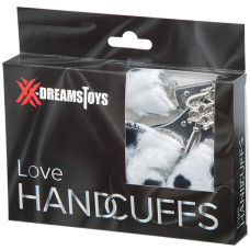 Наручники StRubber XXdreamSToys Liebes-Handschellen m. Plüsch Kuh Зебра