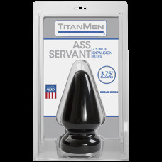 Пробка для фистинга Doc Johnson Titanmen Tools - Butt Plug 3.75 Inch Ass Servant, диаметр 9,4см