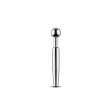 Полый уретральный стимулятор Sinner Gear Unbendable - Hollow Penis Plug, длина 7,5см, диаметр 12мм