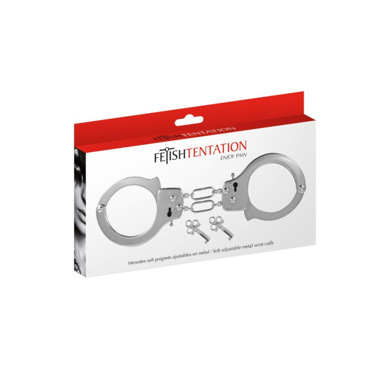Наручники Fetish Tentation Soft adjustable metal wrist cuffs Наручники Fetish Tentation Soft adjustable metal wrist cuffs