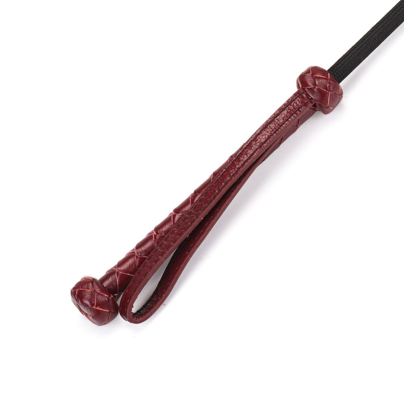 Шлепалка-сердечко Liebe Seele Wine Red Riding Crop with Heart-Shape Tip, натуральная кожа Шлепалка-сердечко Liebe Seele Wine Red Riding Crop with Heart-Shape Tip, натуральная кожа
