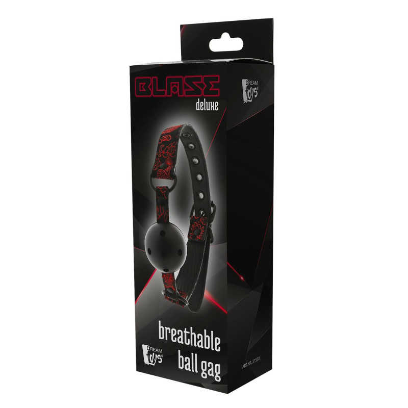 Кляп Dreamtoys Blaze Deluxe Breathable Ball Gag Кляп Dreamtoys Blaze Deluxe Breathable Ball Gag