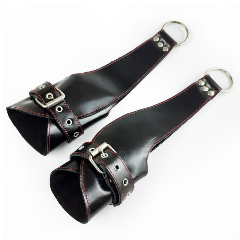 Поручи для подвеса Art of Sex Fetish Hand Cuffs For Suspension из натуральной кожи Поручи для подвеса Art of Sex Fetish Hand Cuffs For Suspension из натуральной кожи