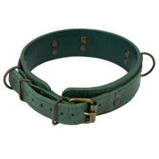 Премиум ошейник LOVECRAFT размер M зеленый
