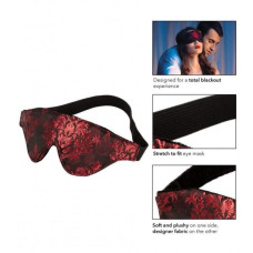 Маска на глаза California Exotic, красная