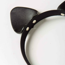 Ободок C вушками DS Fetish Грайлива кішечка, Чорна