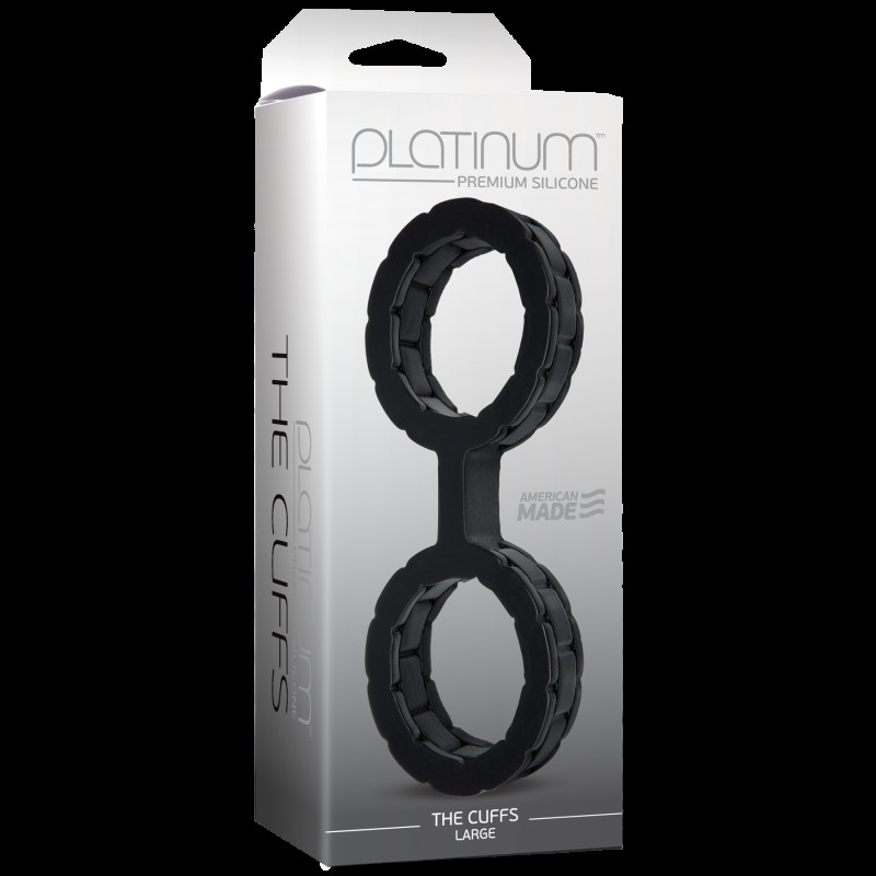 Наручники силіконові Doc Johnson The Cuffs Large Чорні