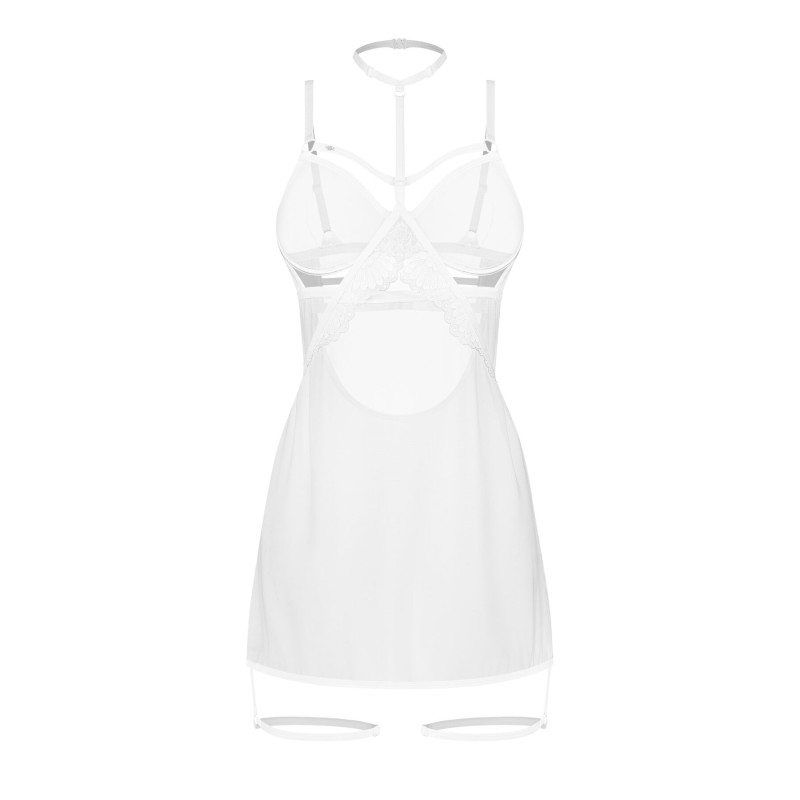 Бебі-долл Obsessive Arrowel White chemise 2XL/3XL