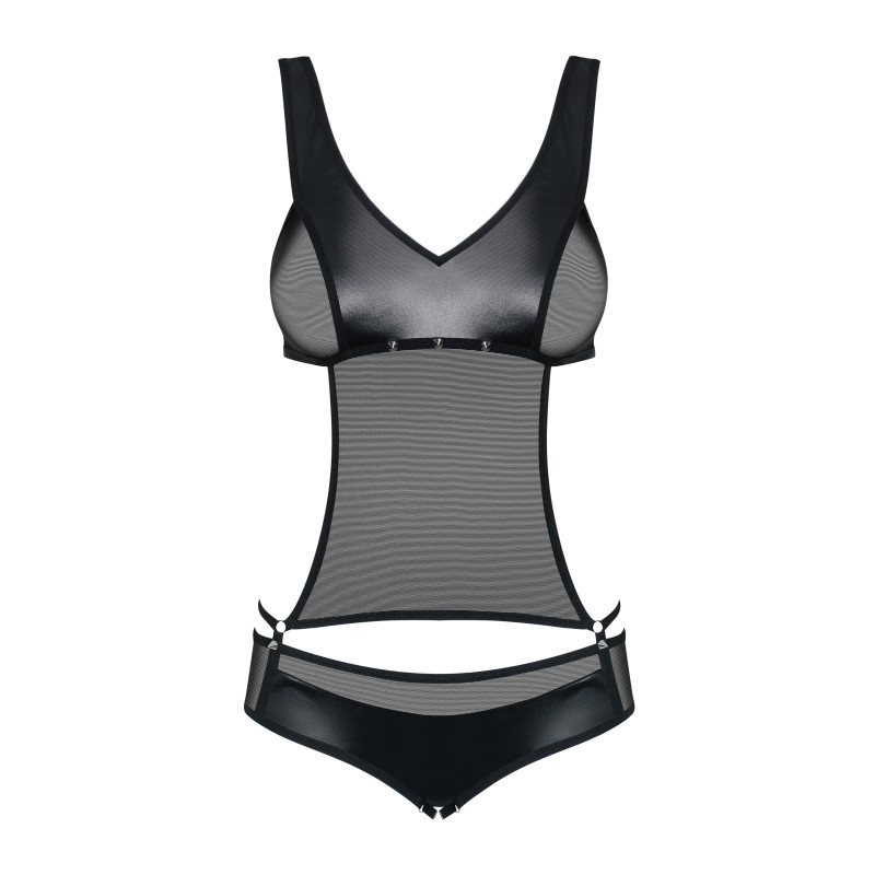 Боді Obsessive 823-TED-1 Чорний S/M