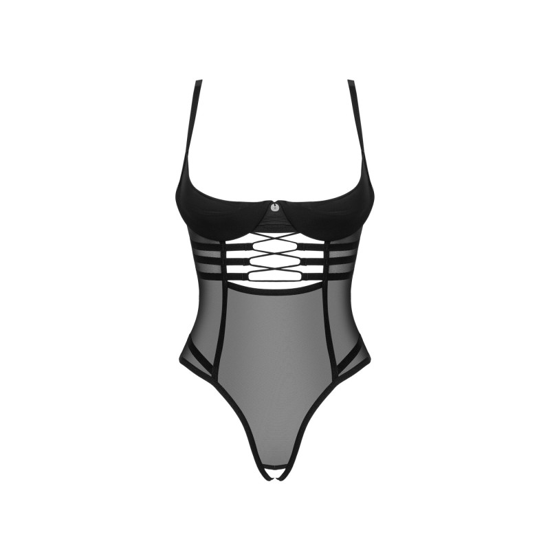 Боді Obsessive Roxelia crotchless teddy XS/S Боді Obsessive Roxelia crotchless teddy XS/S