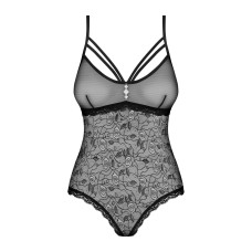 Кружевное боди с доступом Obsessive 818-TED-1 teddy XS/S, черное