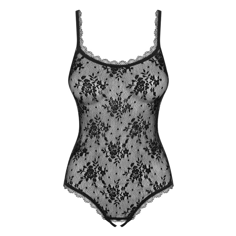 Боди Obsessive Behindy Черный S/M Боди Obsessive Behindy Черный S/M