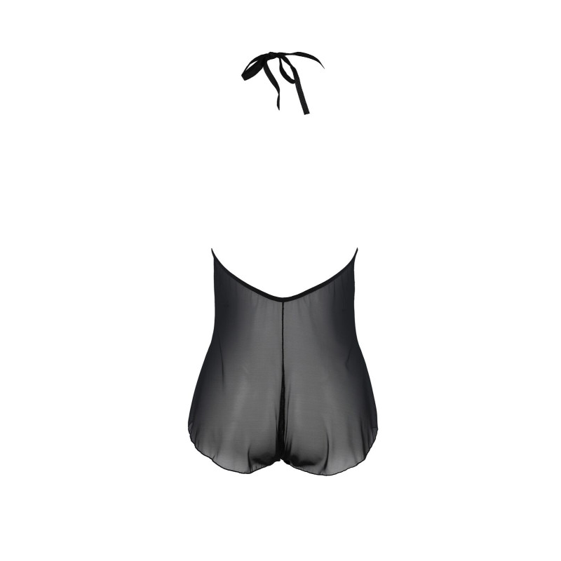 Боди Passion LEAFA BODY black, L/XL, на завязках, мягкая чашка, низ в виде шортиков Боди Passion LEAFA BODY black, L/XL, на завязках, мягкая чашка, низ в виде шортиков
