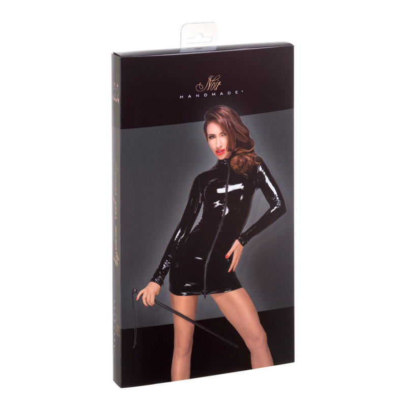 Платье с мокрым эффектом Noir Handmade F187 PVC mini dress, 3XL