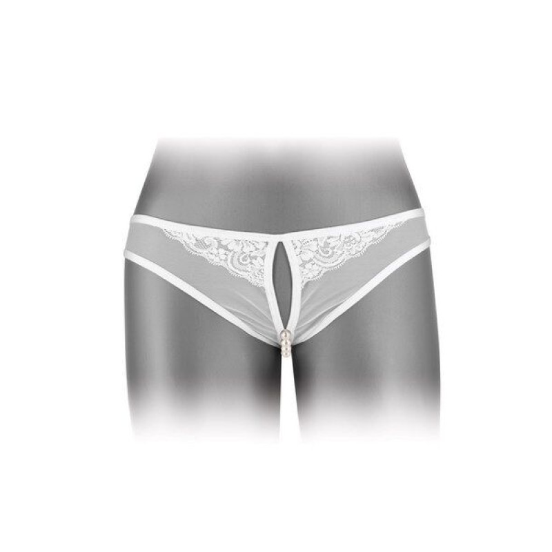 Трусики з перлами та доступом Fashion Secret Sophie Білі Трусики з перлами та доступом Fashion Secret Sophie Білі