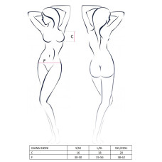 Комплект белья Passion GIANA BIKINI XXL/XXXL Белый