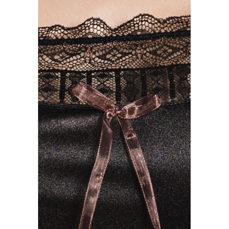 Сексуальный Пеньюар Passion EVANE CHEMISE 6XL/7XL Черный Сексуальный Пеньюар Passion EVANE CHEMISE 6XL/7XL Черный