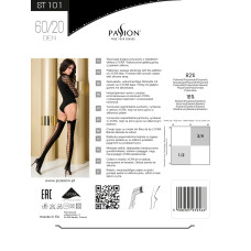 Сексуальні панчохи Passion ST101 1/2 Чорні