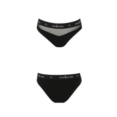 Трусики с прозрачной вставкой Passion PS006 PANTIES XL, black
