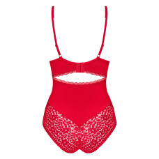 Боди Obsessive Jolierose Красный S/M