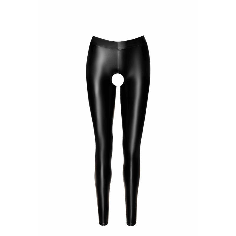 Легінси Noir Handmade F304 Taboo wetlook leggings with open crotch and bum - M Легінси Noir Handmade F304 Taboo wetlook leggings with open crotch and bum - M