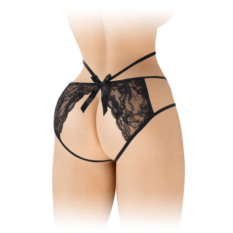 Трусики с открытой попкой Fashion Secret Nadia Черные Трусики с открытой попкой Fashion Secret Nadia Черные