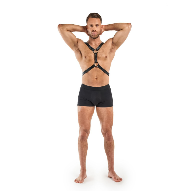 Портупея Bedroom Fantasies: Max Bondage Harness, черная Портупея Bedroom Fantasies: Max Bondage Harness, черная