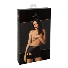 Юбка Noir Handmade F345 Powerwetlook skirt with garter - L