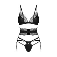 Комплект Obsessive Lobellis 3-pcs set M/L