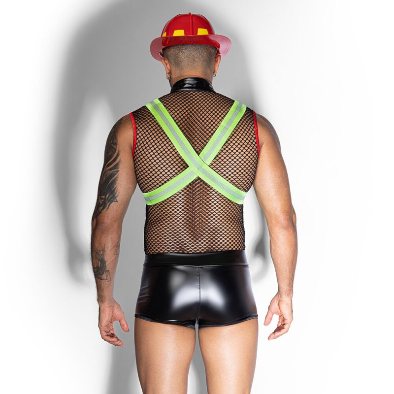 Чоловічий еротичний костюм пожежного JSY 9152 One Size Чоловічий еротичний костюм пожежного JSY 9152 One Size