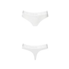 Трусики-бразилиана из хлопка Passion PS005 PANTIES S, white