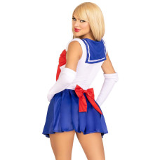 Еротичний костюм Сейлор Мун Leg Avenue Sexy Sailor L, сукня, рукавички, бант