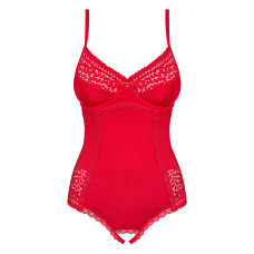 Боди Obsessive Jolierose Красный S/M