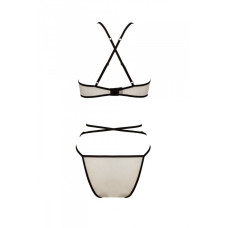 Комплект білизни Passion CHIKA SET, XXL/XXXL, cream, топ, трусики