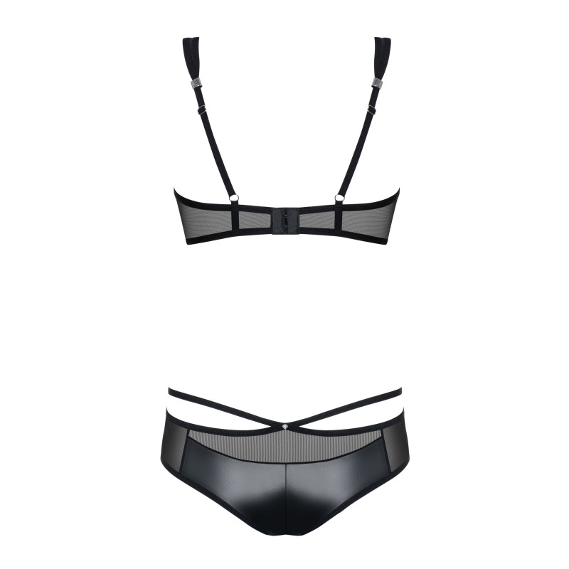 Боді Obsessive 823-TED-1 Чорний L/XL Боді Obsessive 823-TED-1 Чорний L/XL