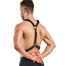 Портупея Bedroom Fantasies: Max Bondage Harness, черная