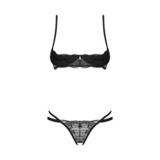 Комплект Obsessive Nutris 2-pcs crotchless set XL/2XL