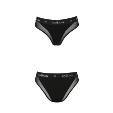 Трусики с прозрачной вставкой Passion PS002 PANTIES S, black